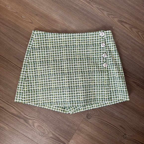 Tory Burch Marlene Faux Wrap Mini Skirt Size 0 - Picture 2 of 5